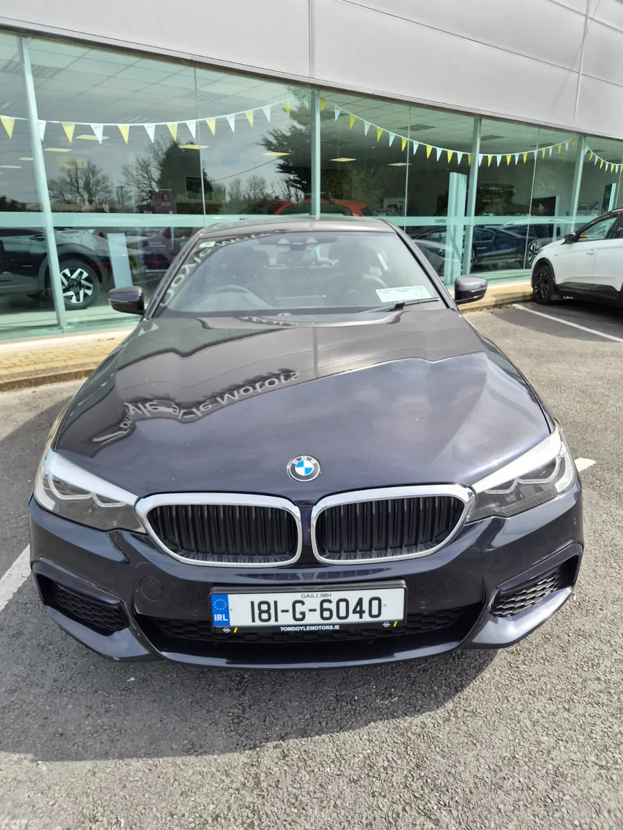 BMW 5-Series Saloon, Petrol Plug-in Hybrid, 2018, Black