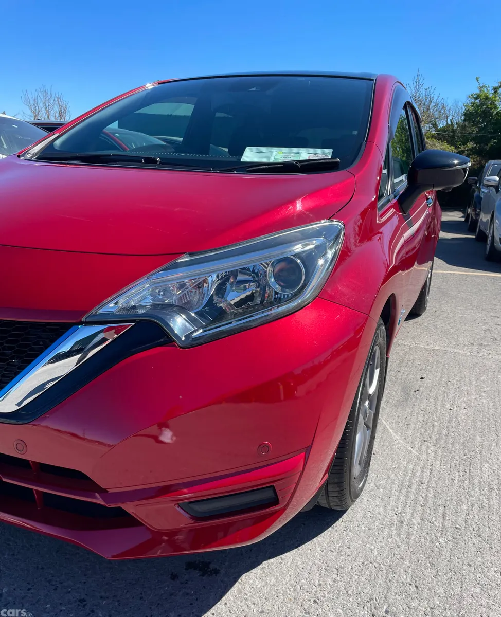 Nissan Note Hatchback, Petrol Hybrid, 2019, Red