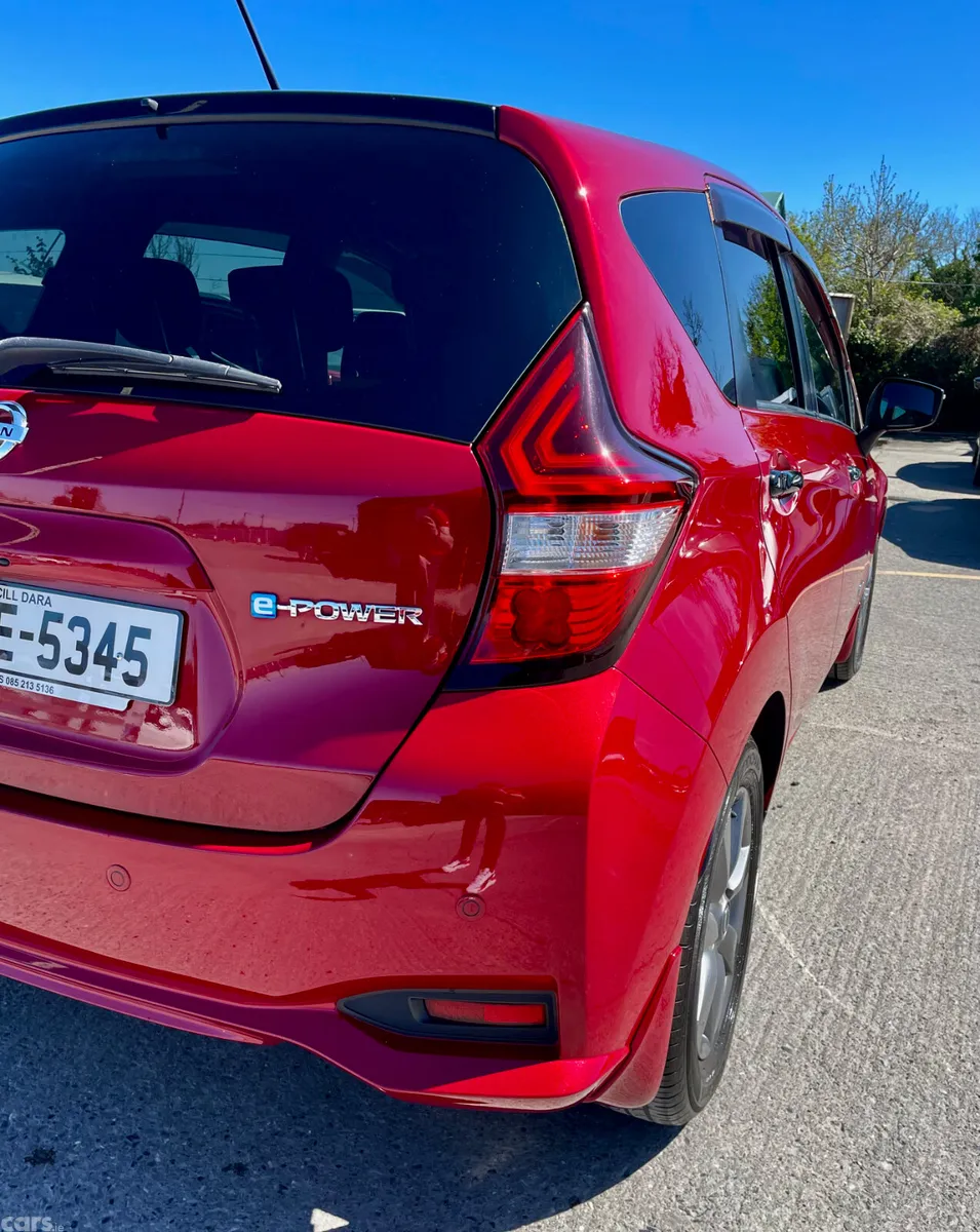 Nissan Note Hatchback, Petrol Hybrid, 2019, Red