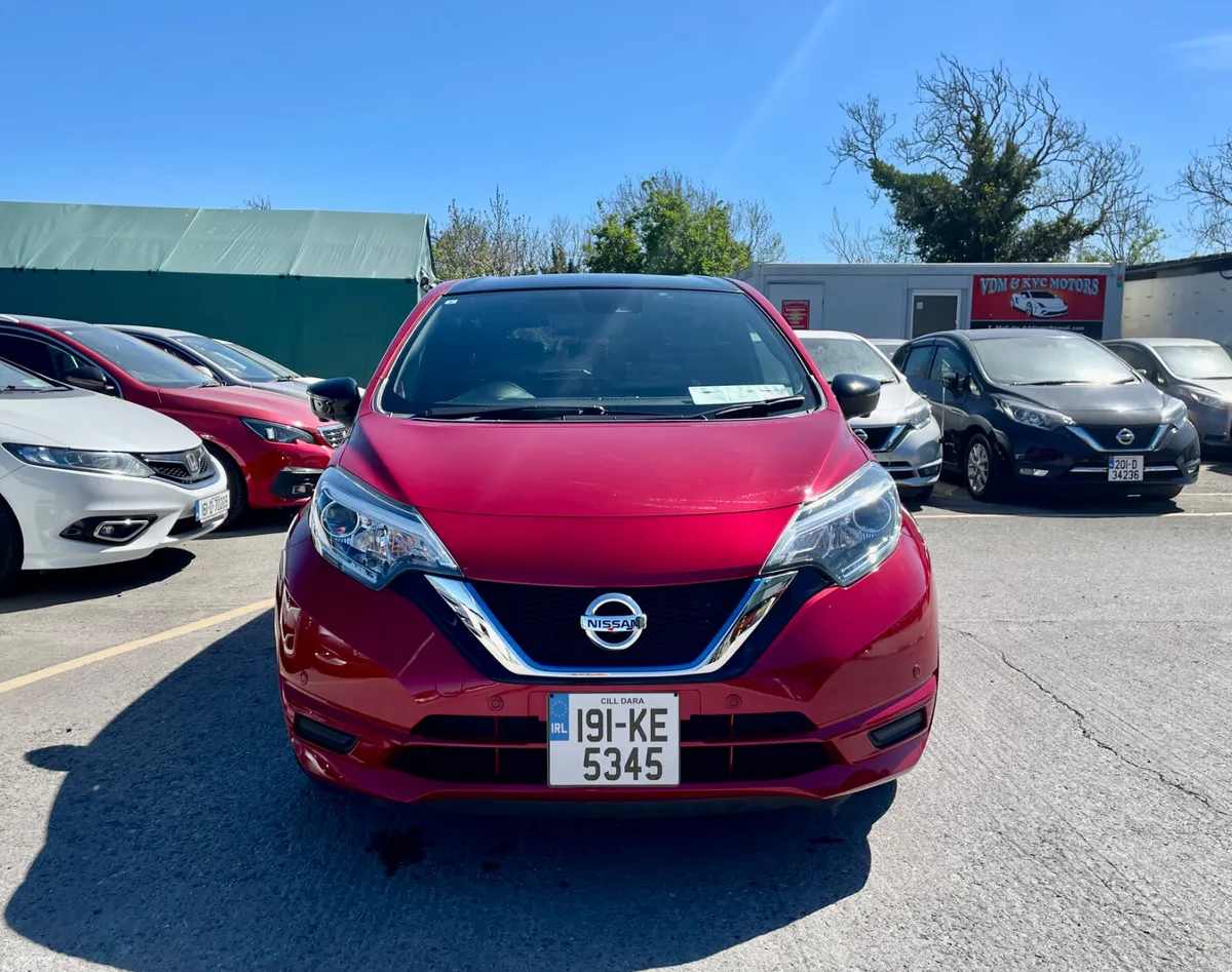 Nissan Note Hatchback, Petrol Hybrid, 2019, Red
