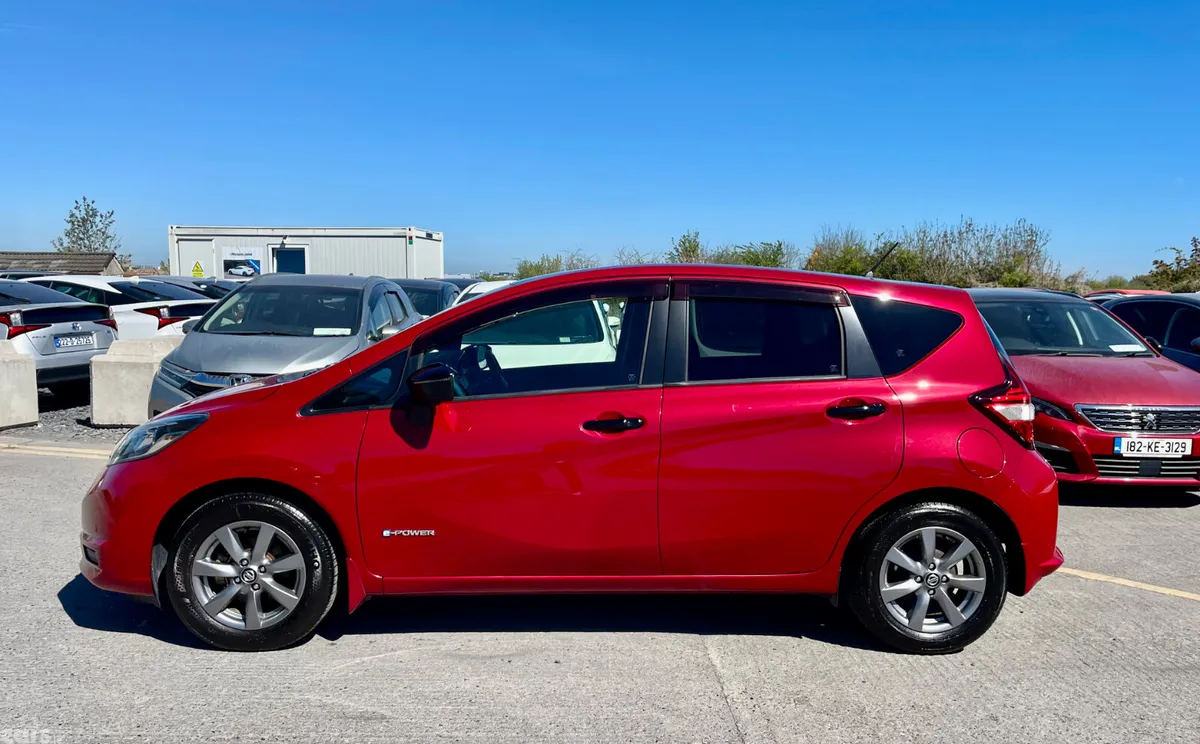 Nissan Note Hatchback, Petrol Hybrid, 2019, Red