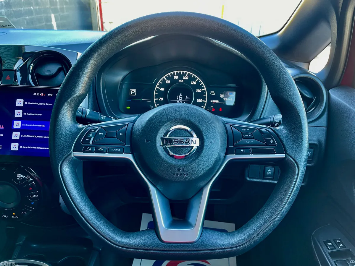 Nissan Note Hatchback, Petrol Hybrid, 2019, Red