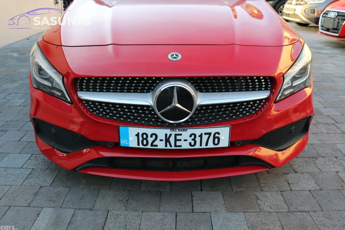 Mercedes-Benz CLA Saloon, Petrol, 2018, Red