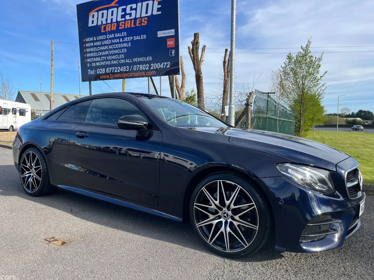 Mercedes-Benz E-Class Coupe, Diesel, 2019, Blue
