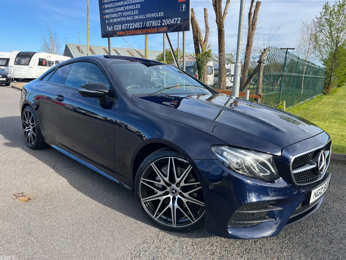 Mercedes-Benz E-Class Coupe, Diesel, 2019, Blue
