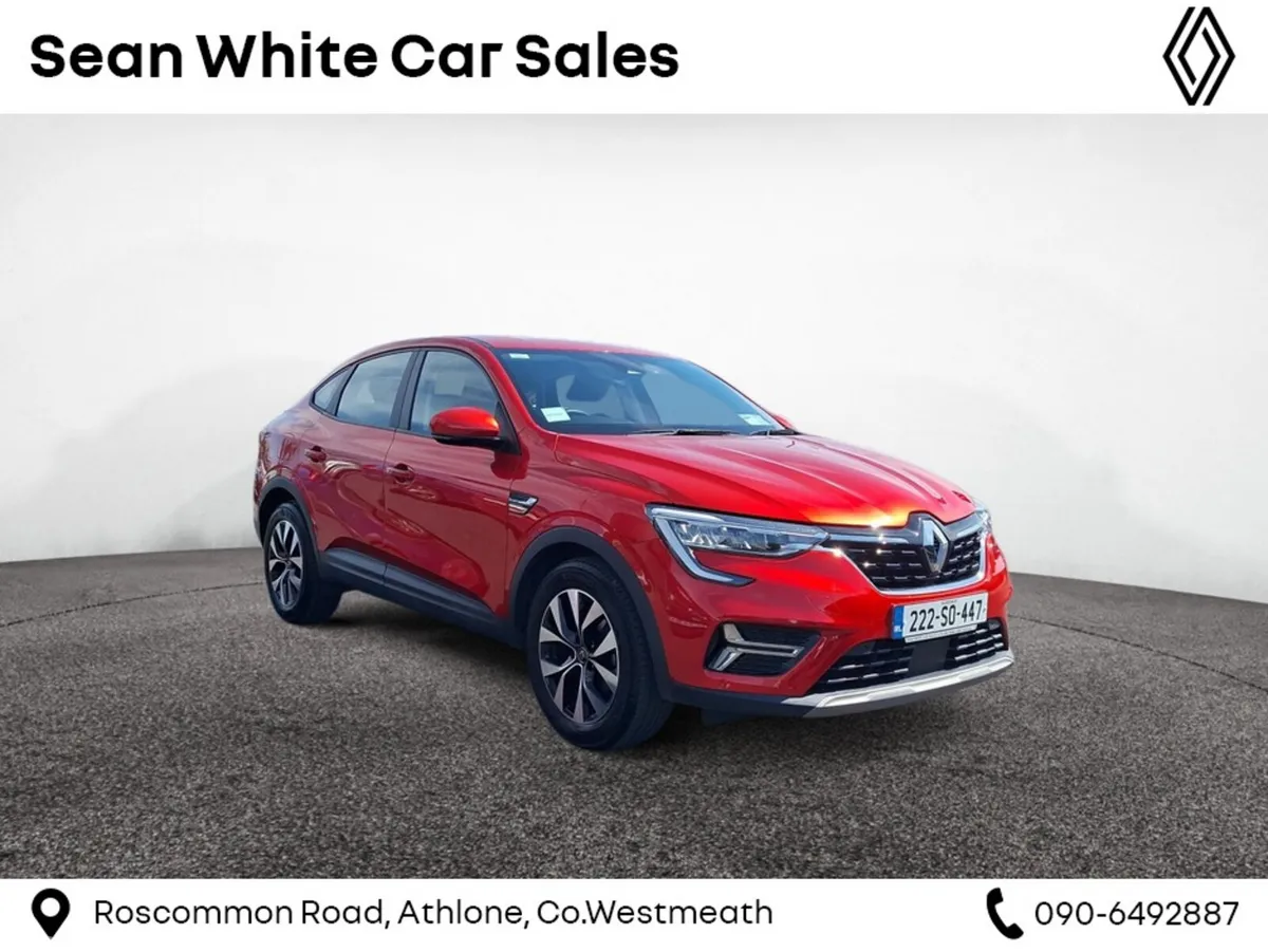 Renault Arkana Hatchback, Petrol, 2022, Red
