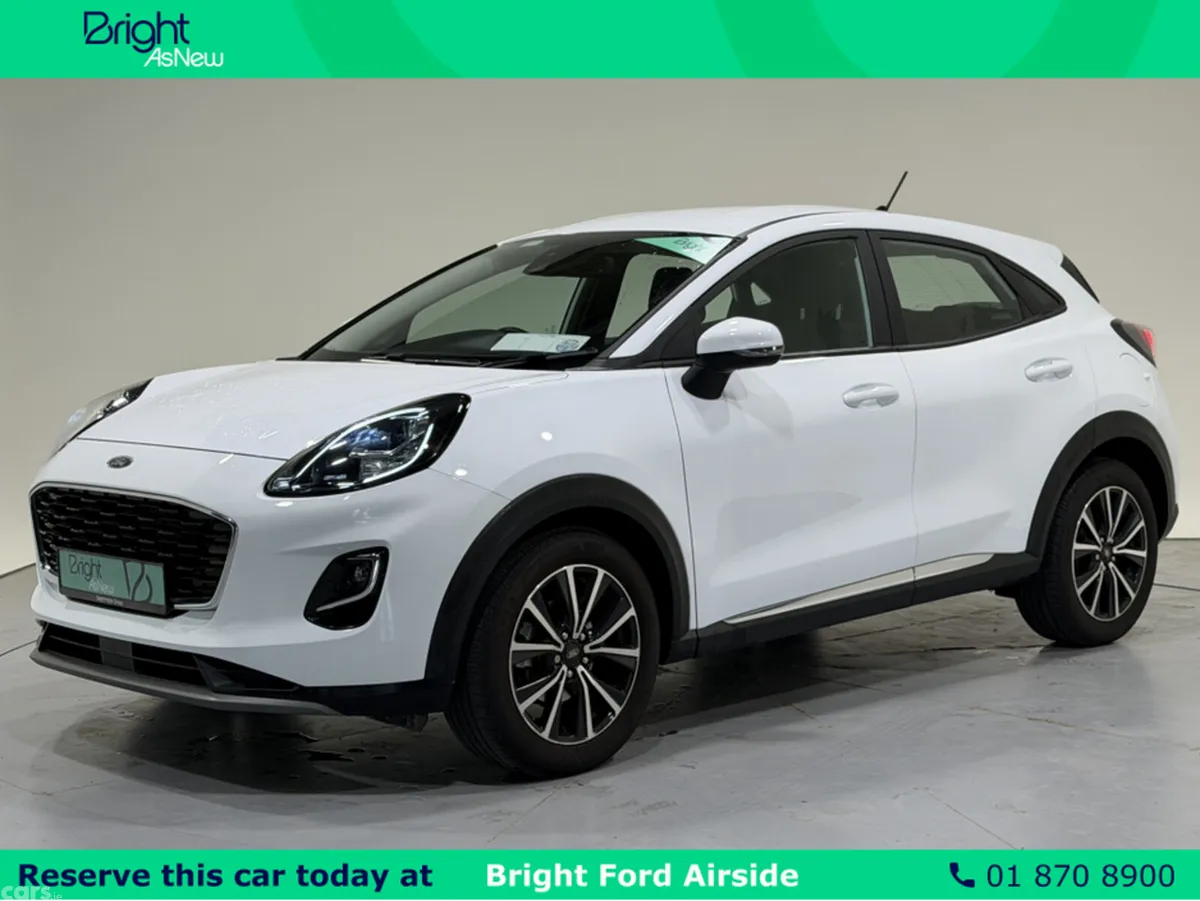 Ford Puma MPV, Petrol Hybrid, 2023, White