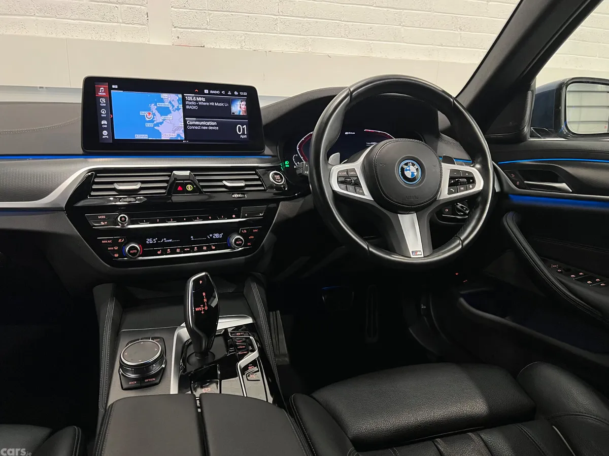 BMW 5-Series Saloon, Petrol Plug-in Hybrid, 2023, Black