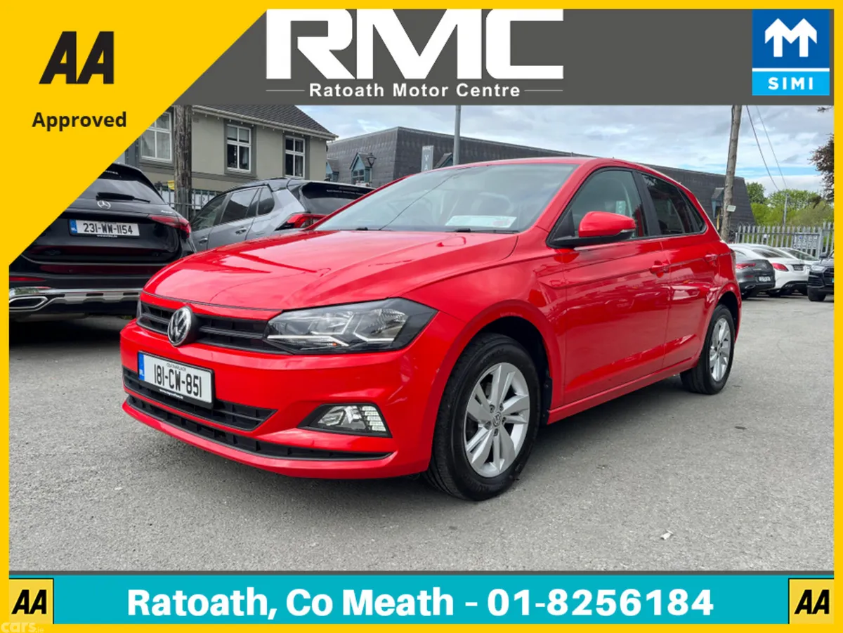 Volkswagen Polo Hatchback, Petrol, 2018, Red