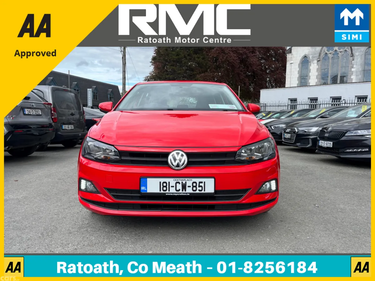 Volkswagen Polo Hatchback, Petrol, 2018, Red