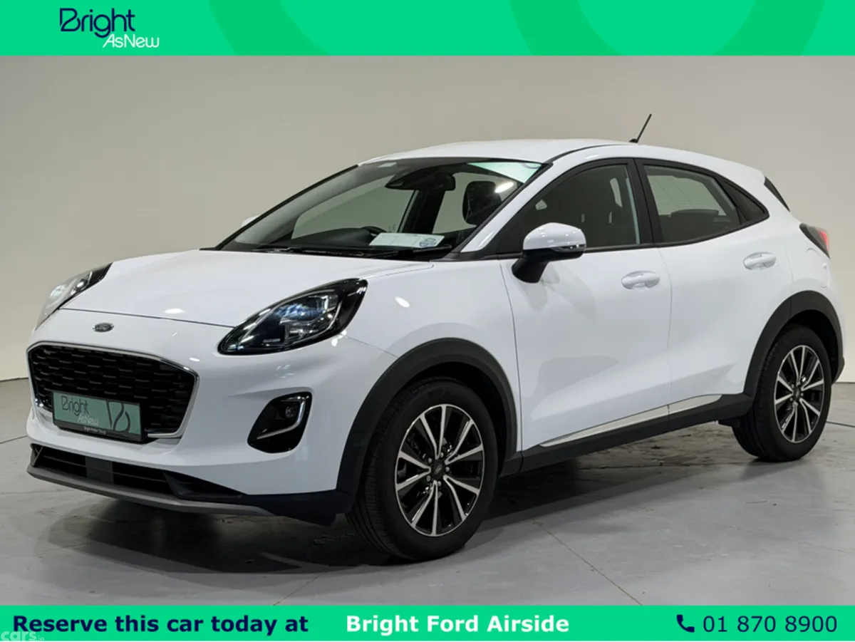 Ford Puma MPV, Petrol Hybrid, 2023, White