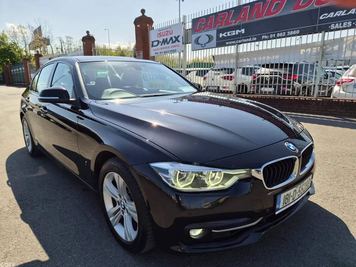 BMW 3-Series Saloon, Petrol Plug-in Hybrid, 2018, Black