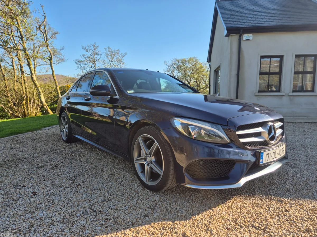 Mercedes-Benz C-Class Saloon, Diesel, 2017, Blue