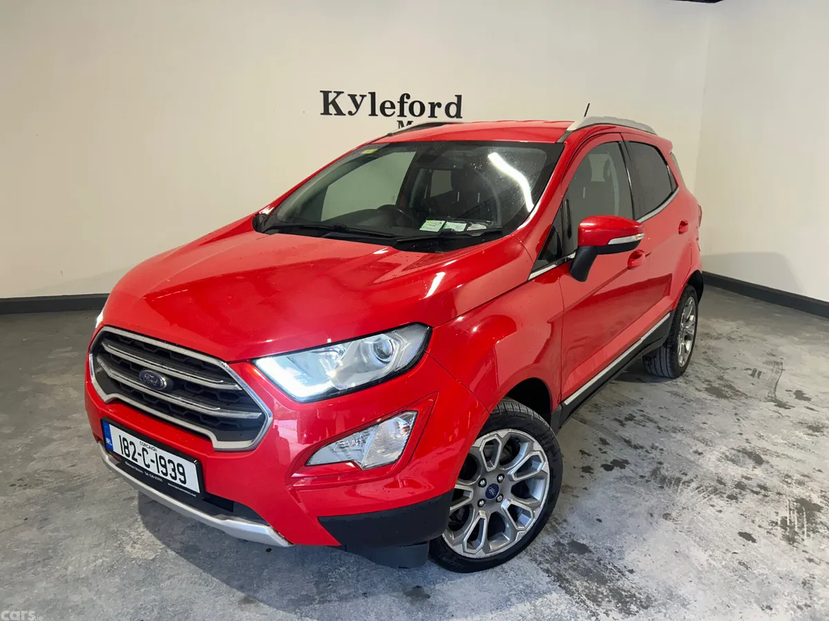 Ford EcoSport SUV, Diesel, 2018, Red
