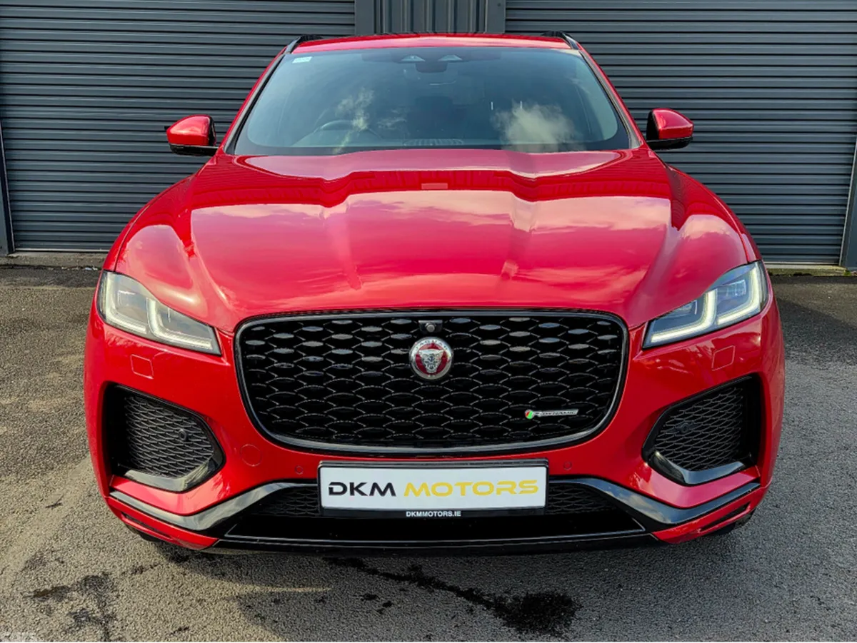 Jaguar F-Pace Estate, Diesel, 2021, Red