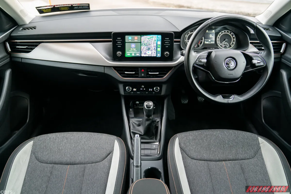 Skoda Scala Hatchback, Petrol, 2022, White