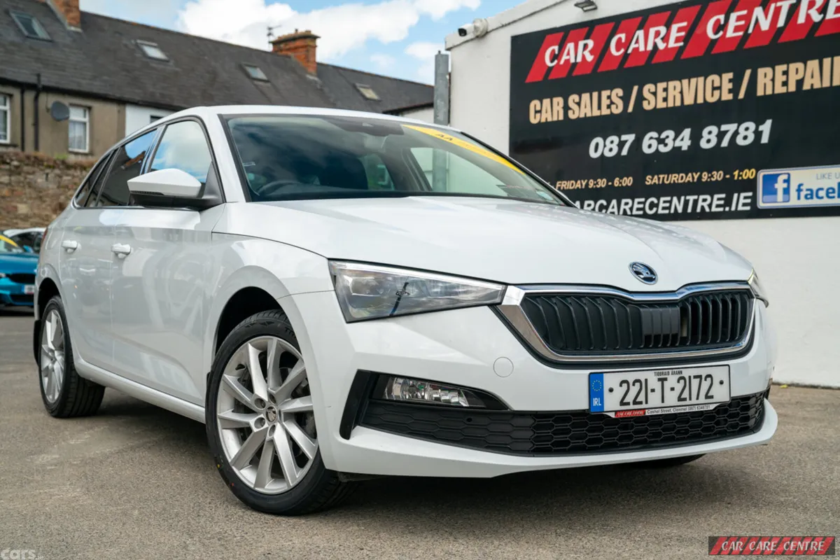 Skoda Scala Hatchback, Petrol, 2022, White