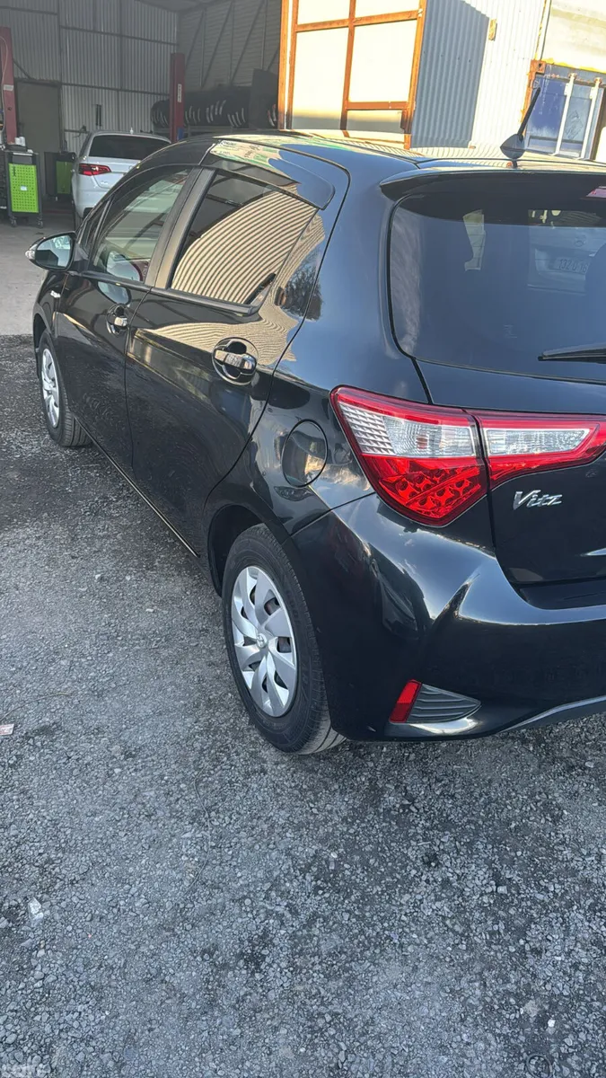 Toyota Vitz Hatchback, Petrol Hybrid, 2017, Black