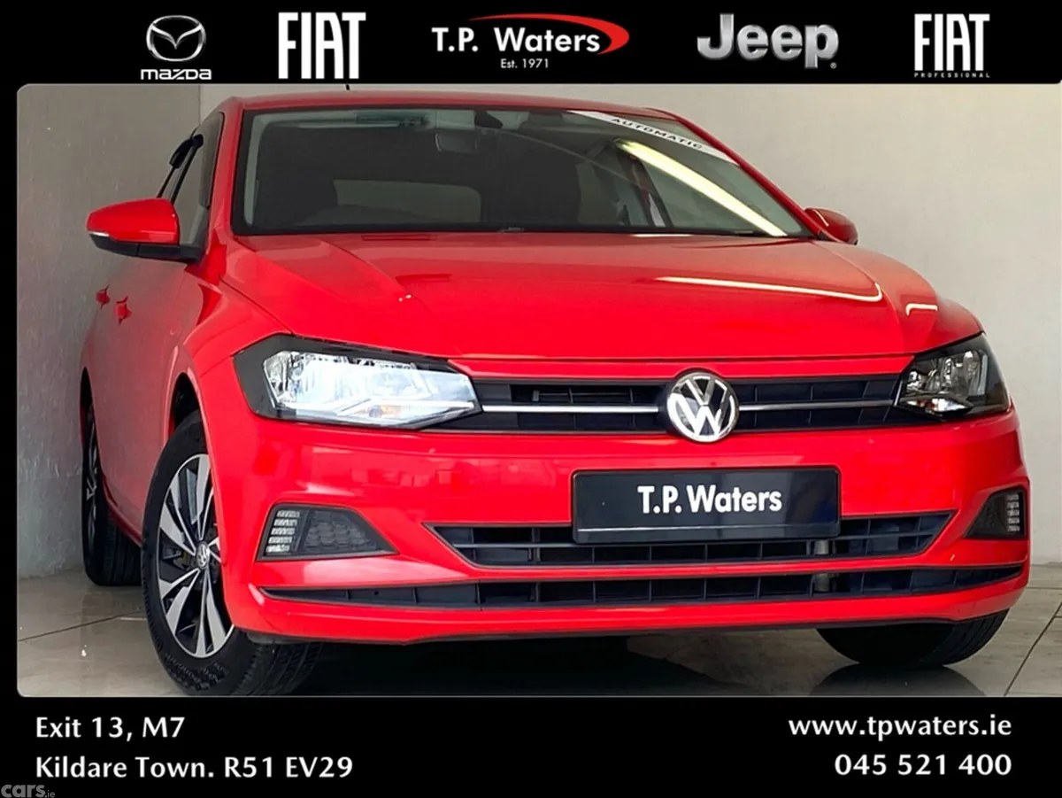Volkswagen Polo Hatchback, Petrol, 2019, Red