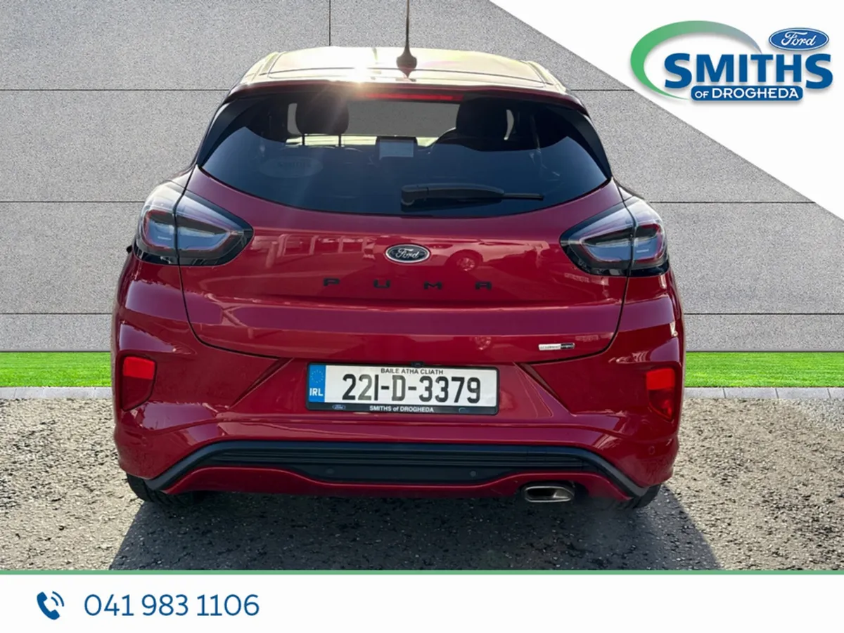Ford Puma MPV, Petrol Hybrid, 2022, Red