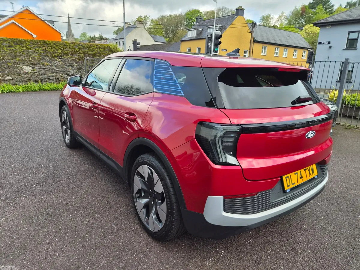 Ford Explorer SUV, Electric, 2025, Red