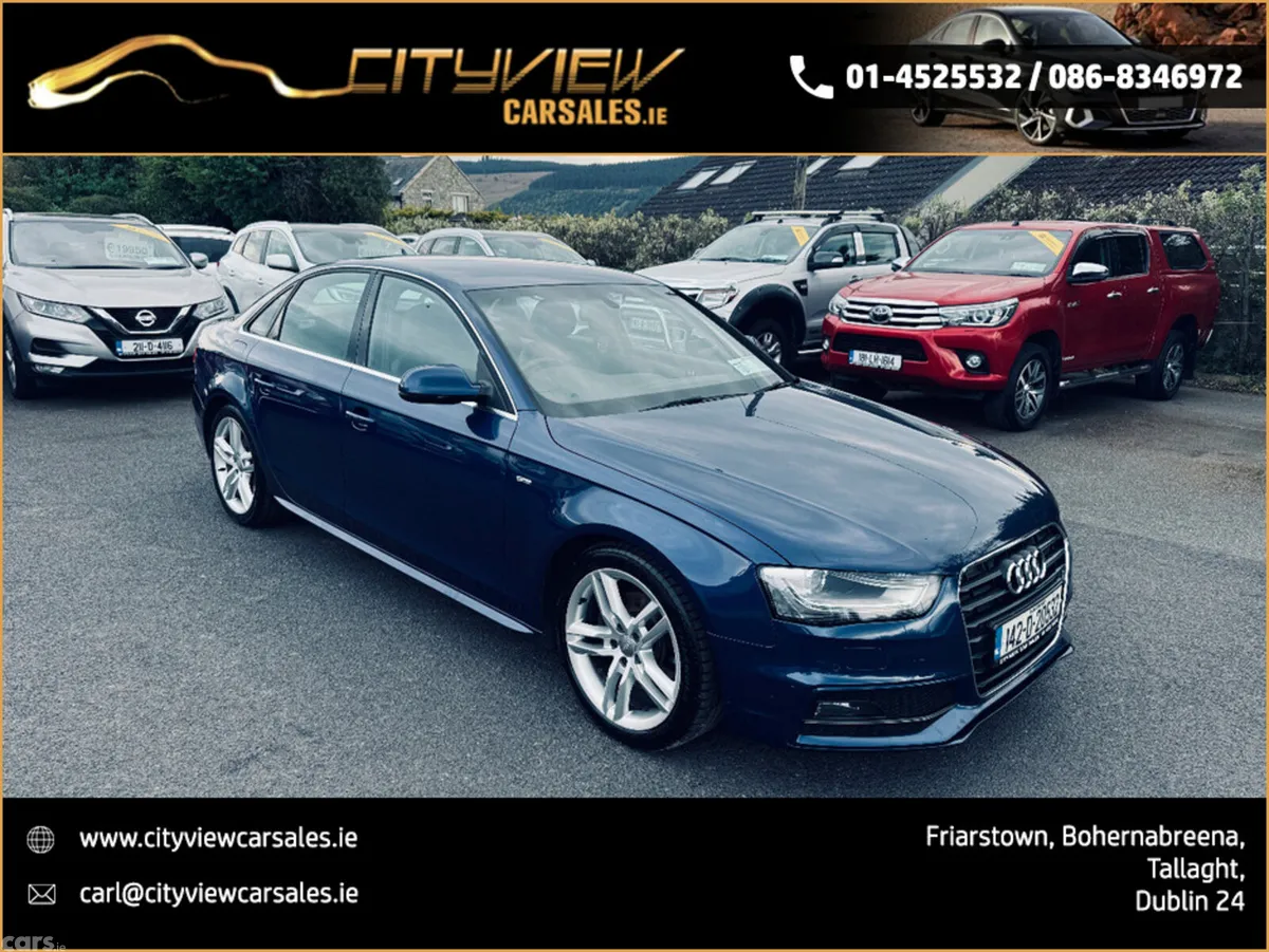 Audi A4 Saloon, Diesel, 2014, Blue