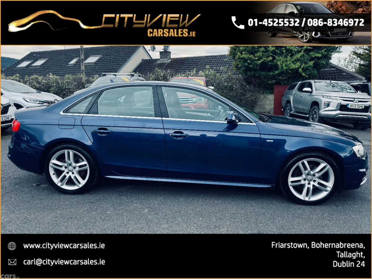 Audi A4 Saloon, Diesel, 2014, Blue