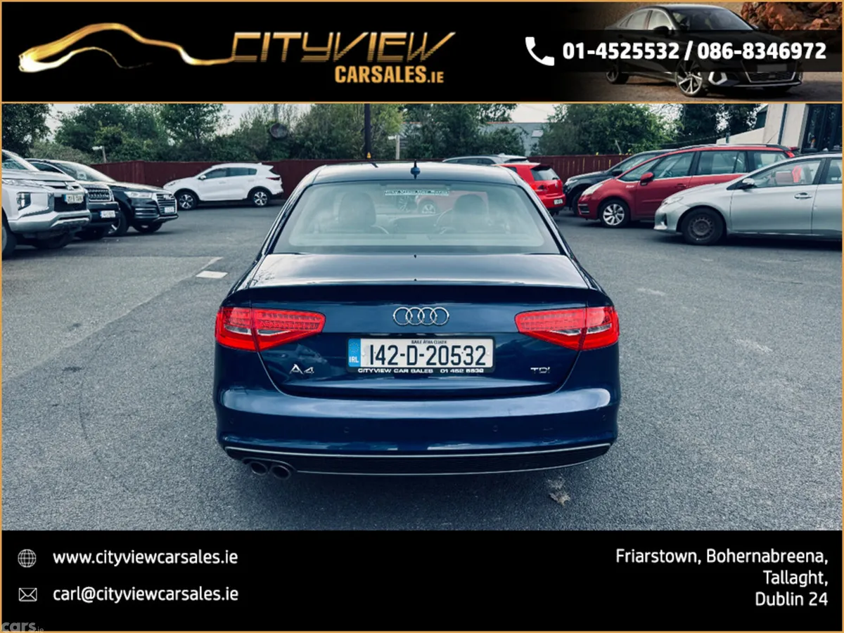 Audi A4 Saloon, Diesel, 2014, Blue