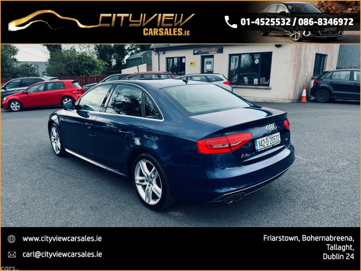 Audi A4 Saloon, Diesel, 2014, Blue