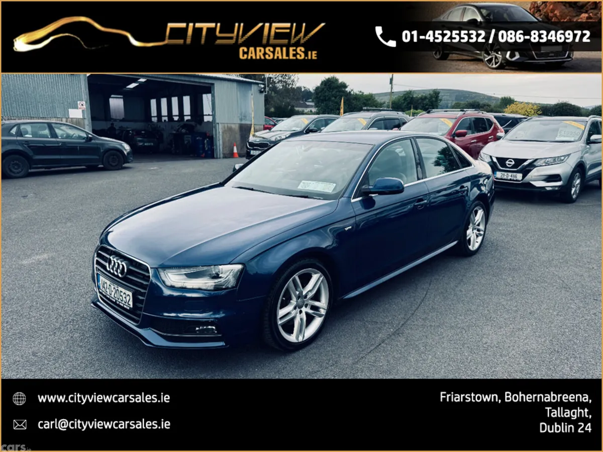 Audi A4 Saloon, Diesel, 2014, Blue