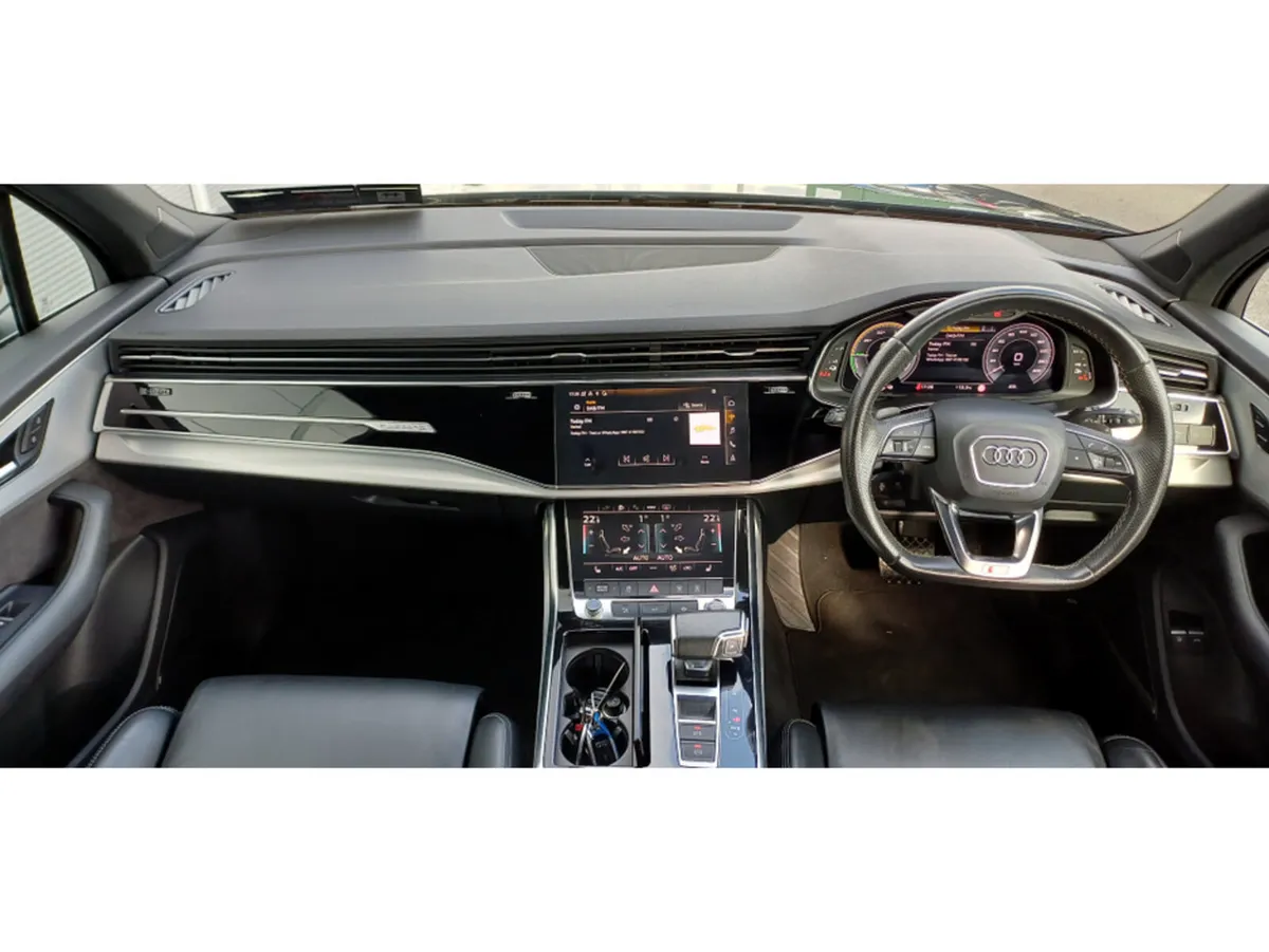 Audi Q7 Estate, Petrol Plug-in Hybrid, 2021, Black