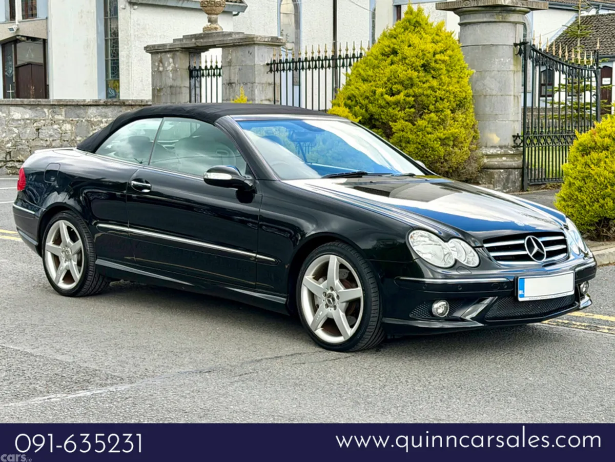 Mercedes-Benz CLK Convertible, Petrol, 2005, Black