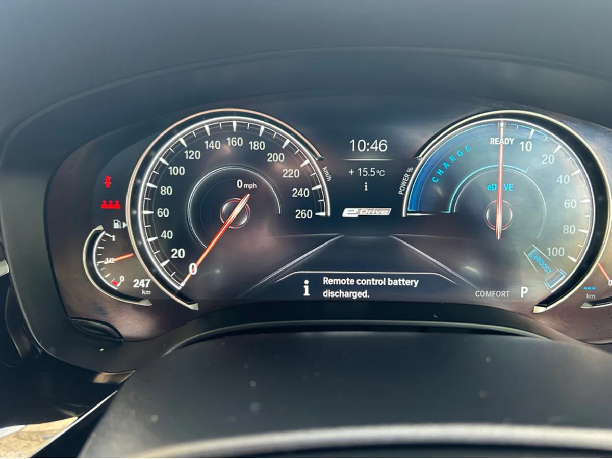 BMW 5-Series Saloon, Petrol Hybrid, 2017, Black