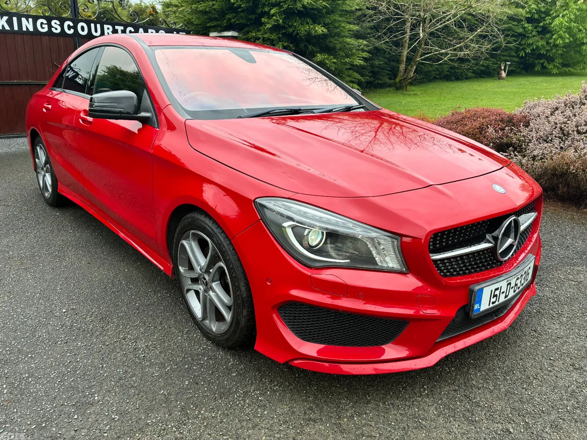 Mercedes-Benz CLA Saloon, Petrol, 2015, Red