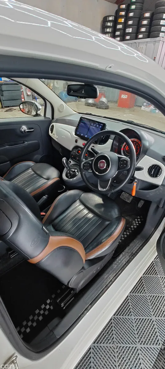Fiat 500 Hatchback, Petrol, 2016, White
