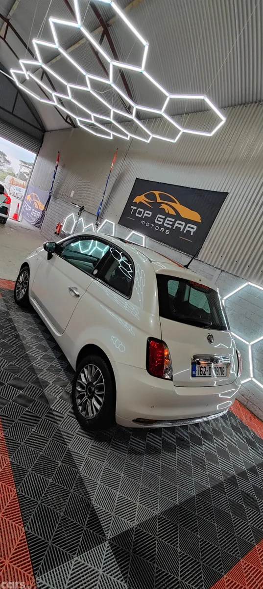 Fiat 500 Hatchback, Petrol, 2016, White
