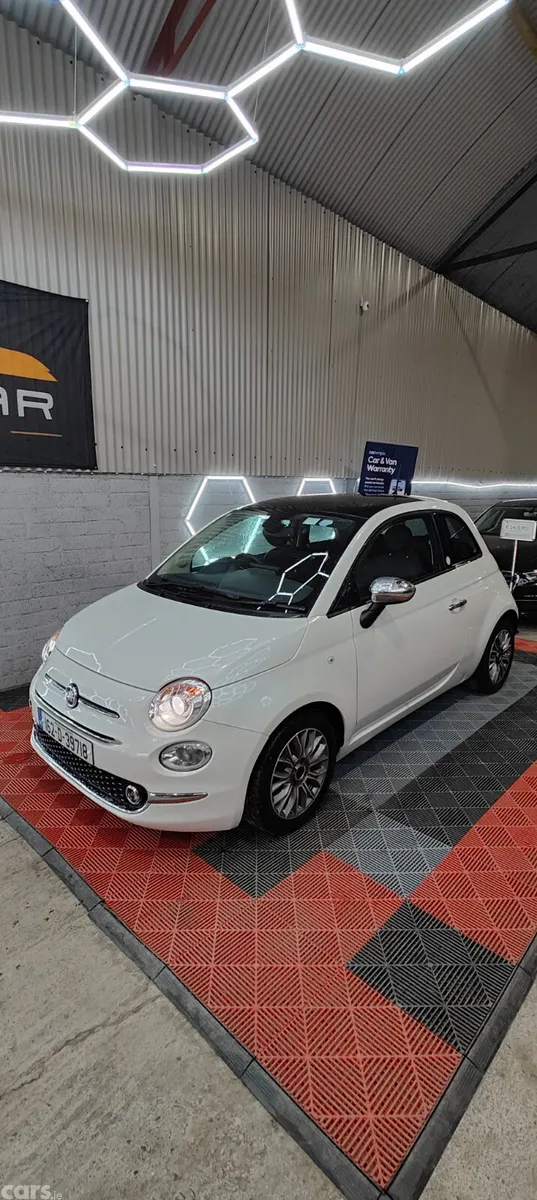 Fiat 500 Hatchback, Petrol, 2016, White