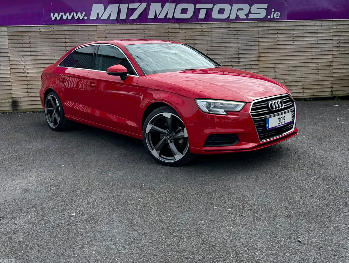Audi A3 Saloon, Petrol, 2019, Red