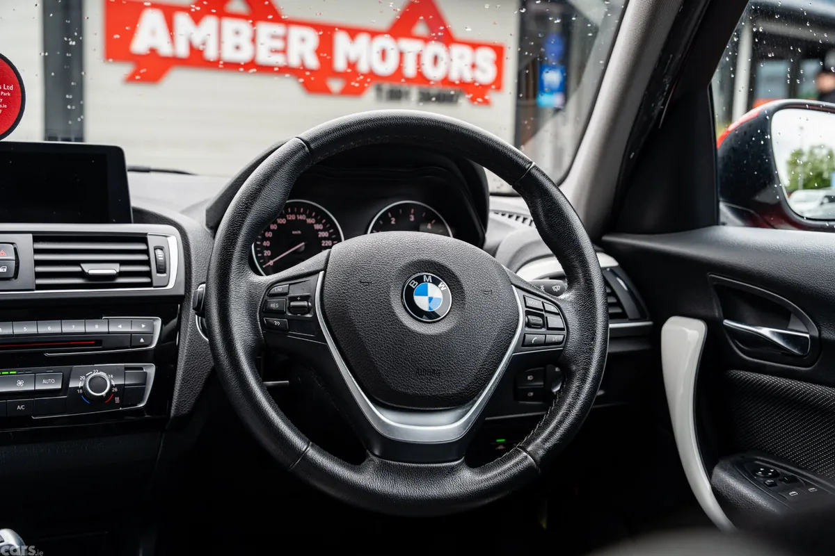 BMW 1-Series Hatchback, Diesel, 2017, Red