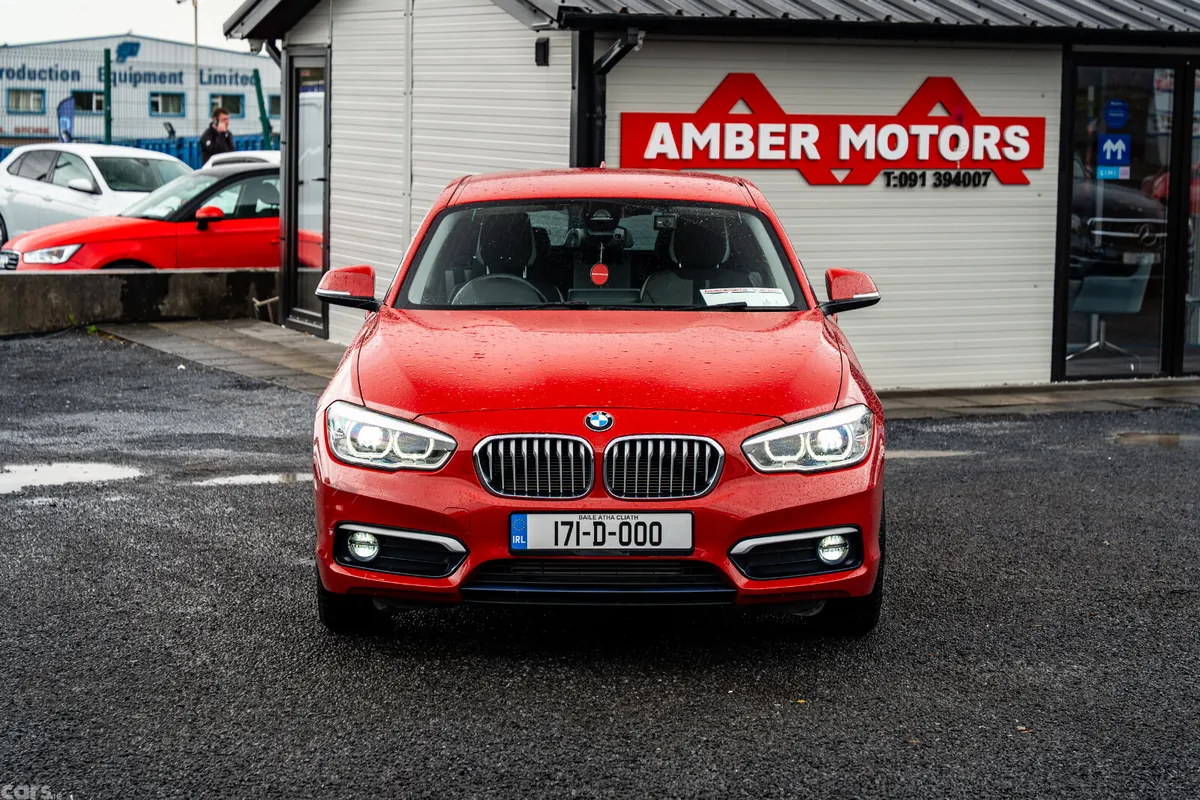 BMW 1-Series Hatchback, Diesel, 2017, Red