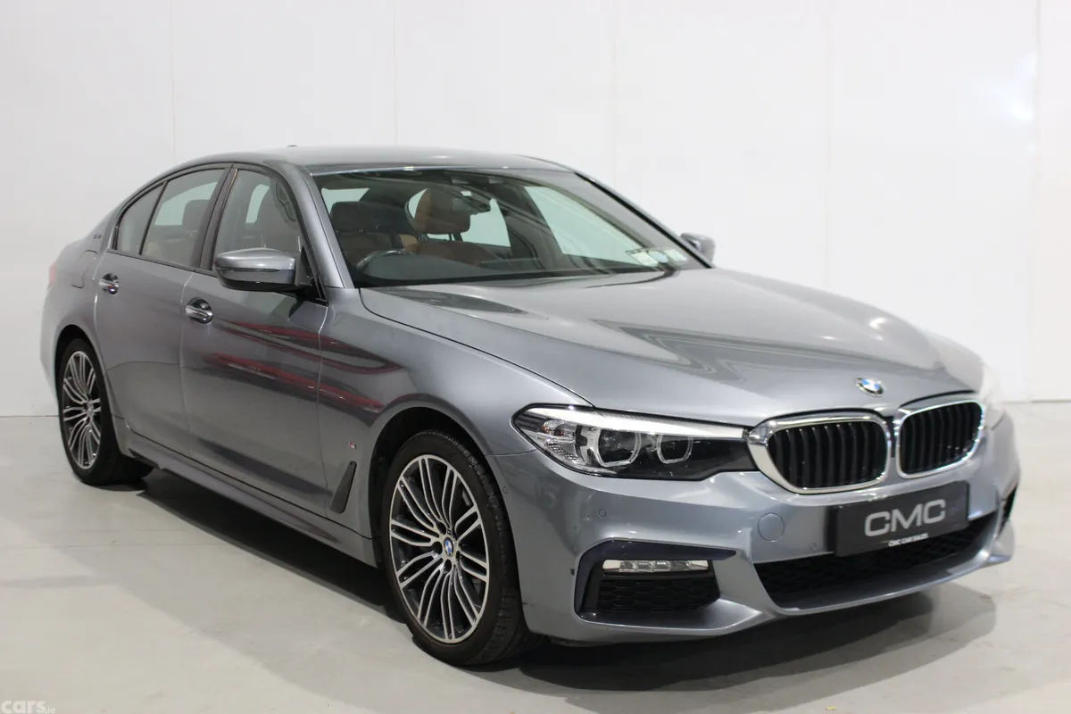 BMW 5-Series Saloon, Petrol Plug-in Hybrid, 2018, Blue