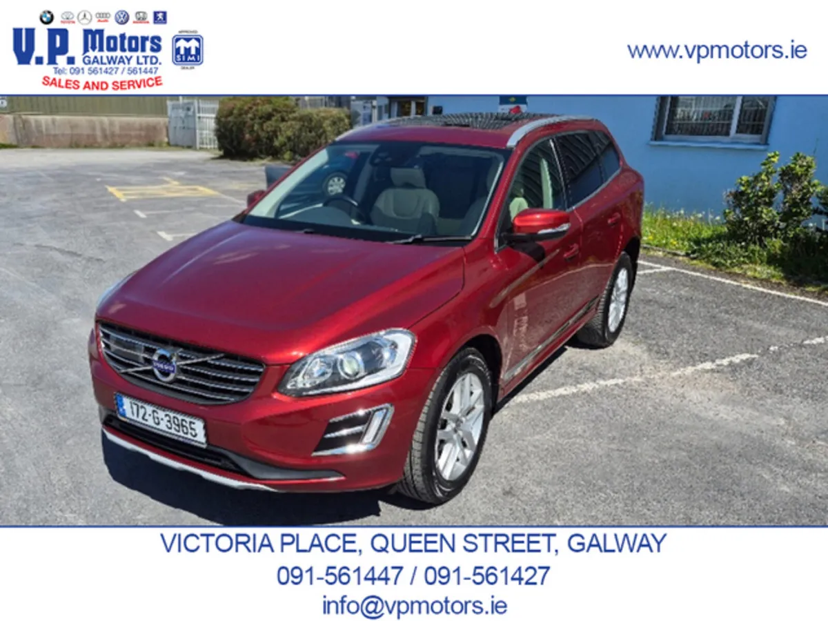 Volvo XC60 SUV, Diesel, 2017, Red