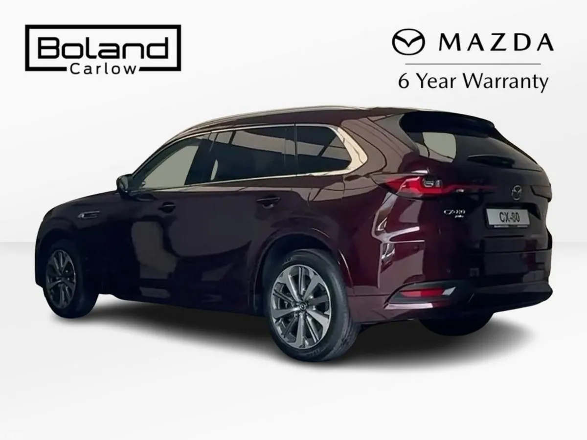 Mazda CX-80 SUV, Petrol Plug-in Hybrid, 2026, Red