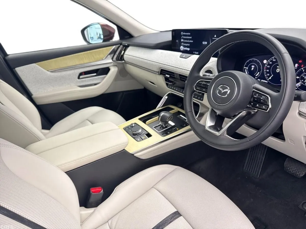 Mazda CX-80 SUV, Petrol Plug-in Hybrid, 2026, Red