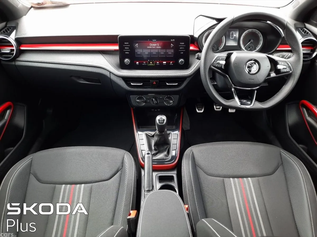 Skoda Fabia Hatchback, Petrol, 2024, Red