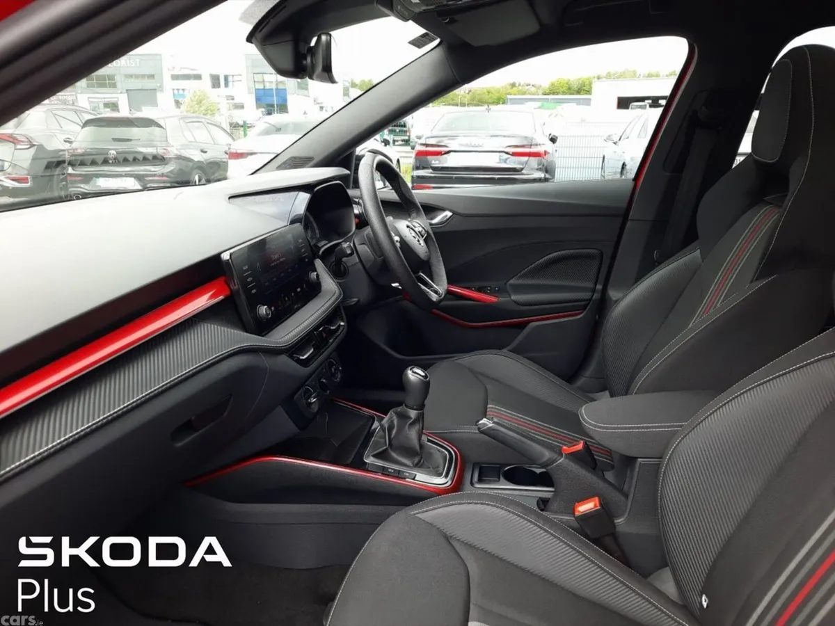 Skoda Fabia Hatchback, Petrol, 2024, Red
