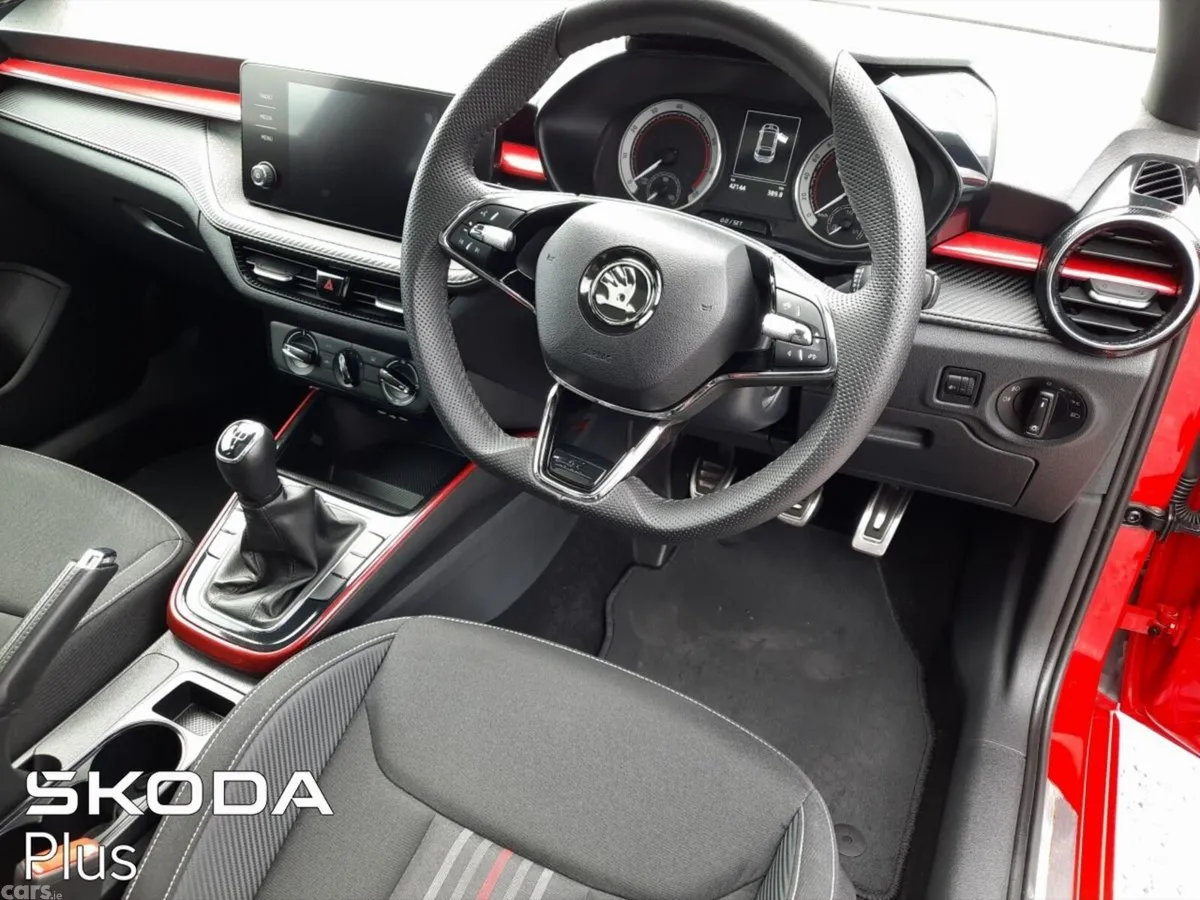 Skoda Fabia Hatchback, Petrol, 2024, Red
