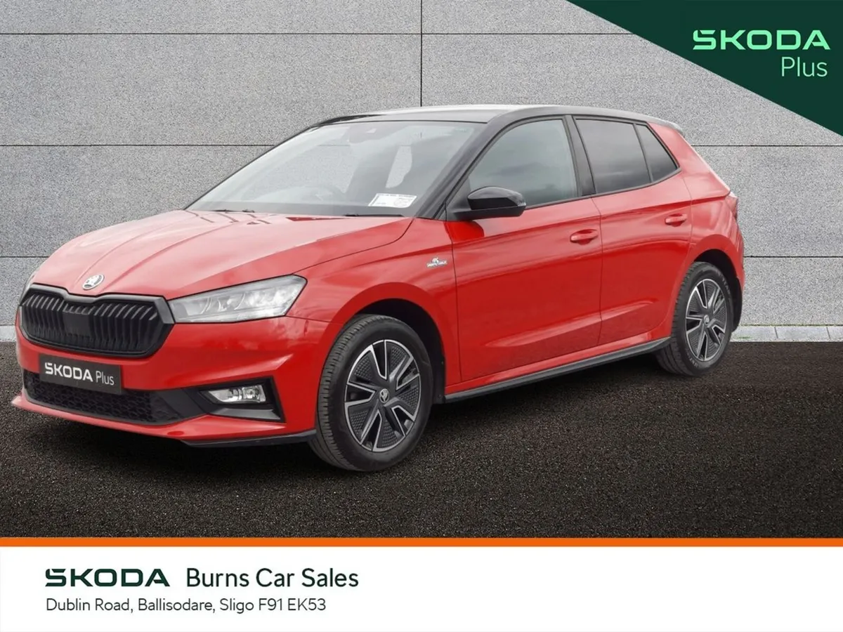 Skoda Fabia Hatchback, Petrol, 2024, Red
