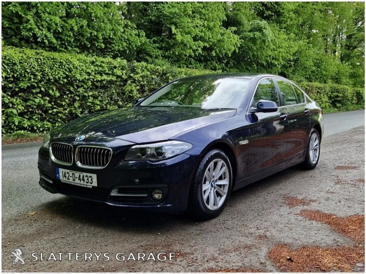 BMW 5-Series Saloon, Diesel, 2014, Blue