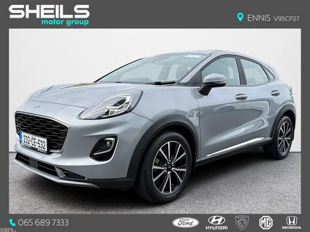 Ford Puma SUV, Petrol Hybrid, 2023, Grey
